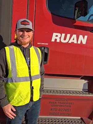 Michael J with Tractor